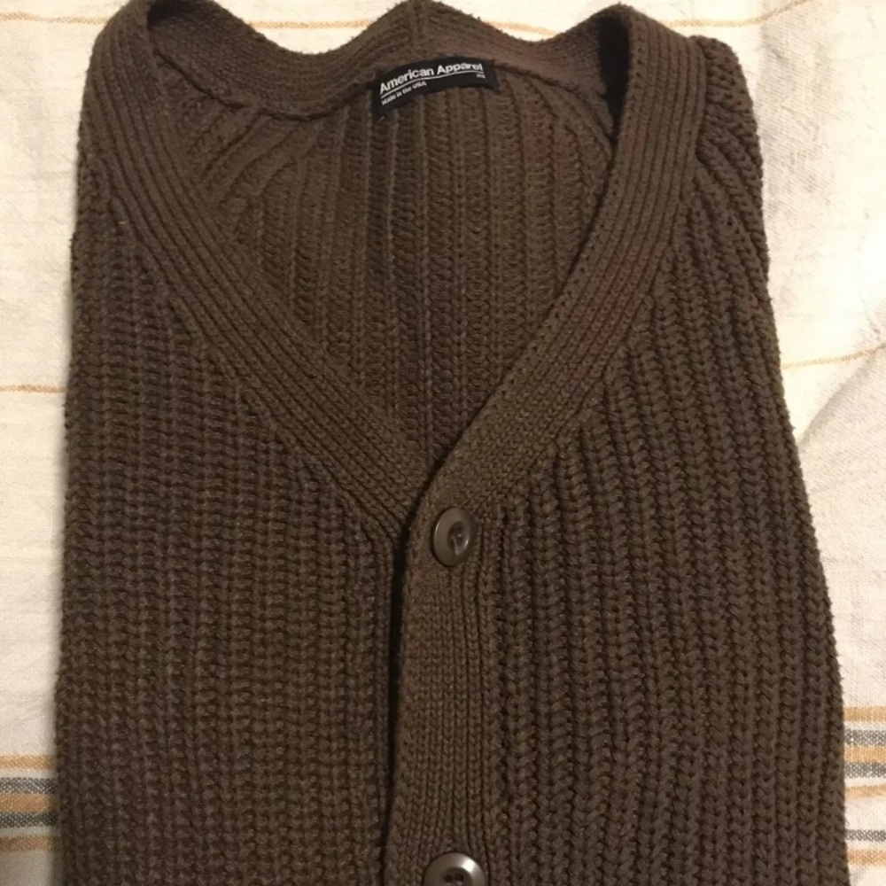 American apparel fisherman cardigan Sz xs